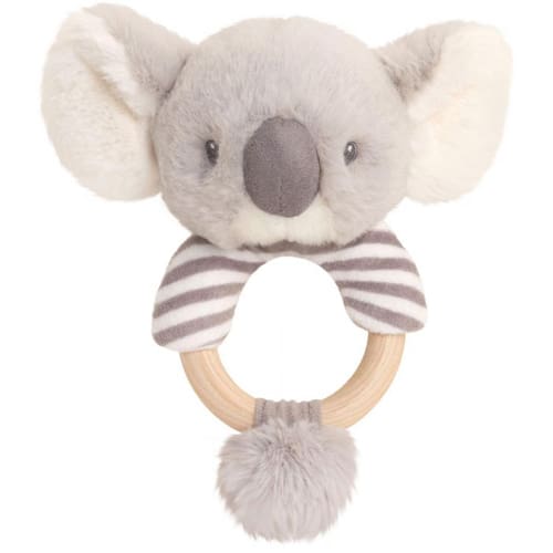 14cm Keeleco Cozy Koala Ring Rattle - Sweet Snuggle Pal