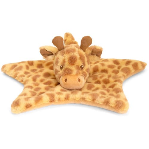 32cm Keeleco Huggy Giraffe Blanket - Bedtime Hug Pal