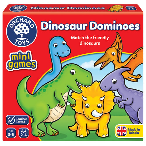 Dinosaur Dominoes Mini Game - Build and Create