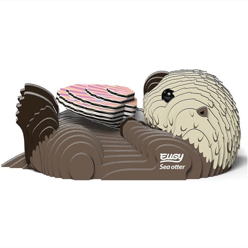 EUGY Sea Otter - Pocket Puzzle Play