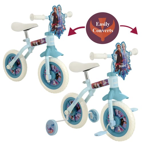 Frozen 2 2 in 1 10″ Training Bike - Drive Time Fun