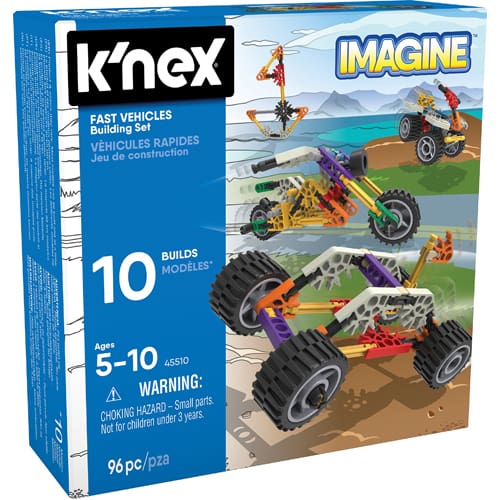 K’NEX Core Fun Fast 10 Model Building Set - Build Play Ready