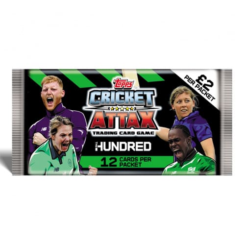Match Attax: Cricket Attax 2022 The Hundred Card – Booster Pack - Game Night Cards