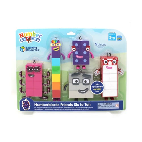 Numberblocks Friends Six to Ten - Creative Desk Time