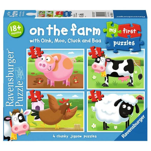 On the Farm My First Puzzles (2,3,4,5pc) - Mind Game Pick