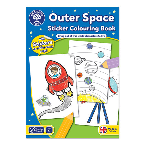 Outer Space Colouring Book - Little Book Joy
