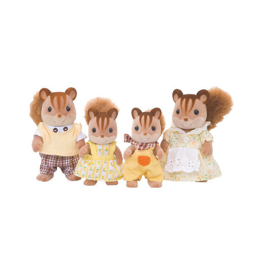 Sylvanian Families Walnut Squirrel Family - Everyday Role Play