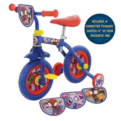 Spidey and his Amazing Friends Switch It Multi 2in1 Training Bike - Zoom Play Time