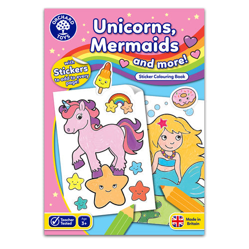Unicorns, Mermaids and More Colouring Book - Read and Play