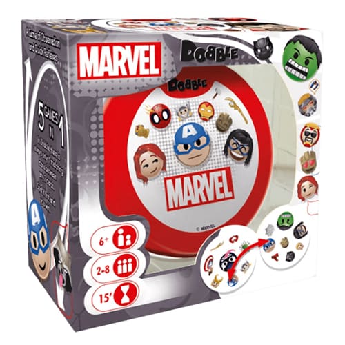 Dobble Marvel Emoji - Road Trip Play